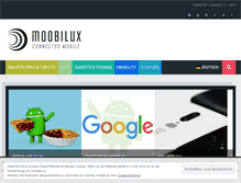 Tablet Screenshot of moobilux.com